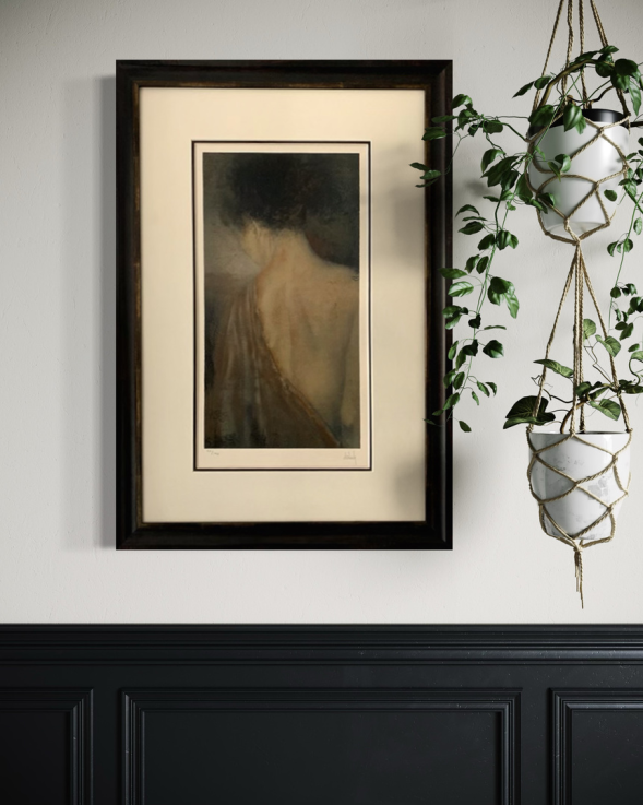 Imaginations fine arts. Silk Road by the artist Domenech. Limited edition silk screen double mounted and framed