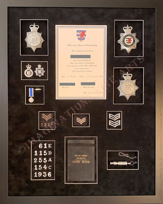 Collection of a lifetime police memorabilia