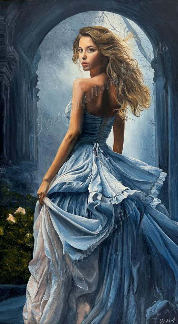 Imaginations fine arts. An original oil painting on canvas by the artist Yad Ekim