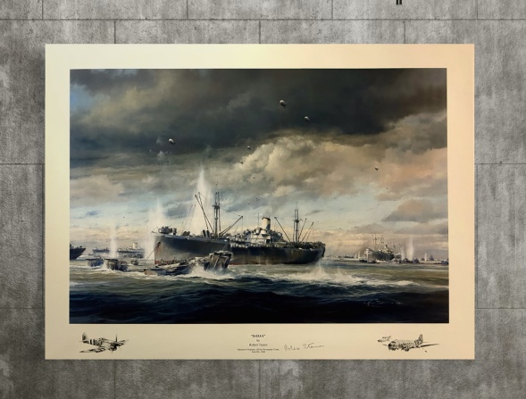 Imaginations fine arts. D - Day Print by Robert Taylor