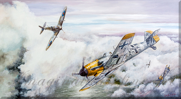 Imaginations fine arts. Over Dover. Printed on Archival Matt Marrutt paper and using high definition inks.  Double mounted and shrink wrapped ready for framing.