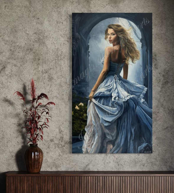 Imaginations fine arts. an original oil painting on canvas by the artist Yad Ekim