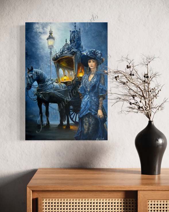Imaginations fine arts. An original oil painting on canvas by the artist Yad Ekim