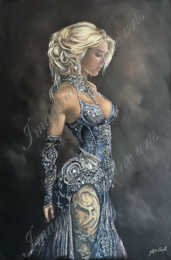 Imaginations fine arts. "Zhora" An original oil painting on canvas by the artist Yad Ekim